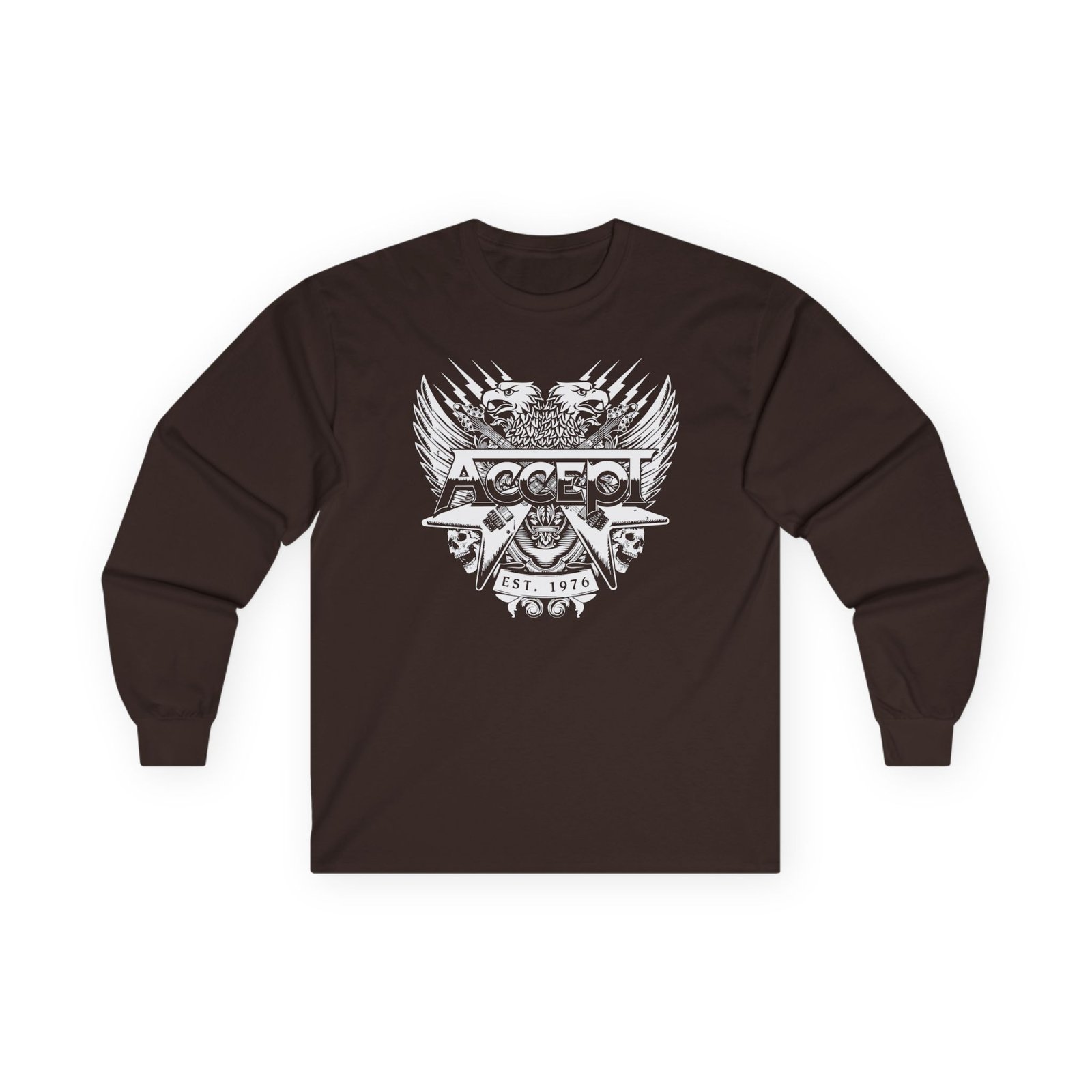 Accept Eagle Crest Unisex Ultra Cotton Long Sleeve Tee