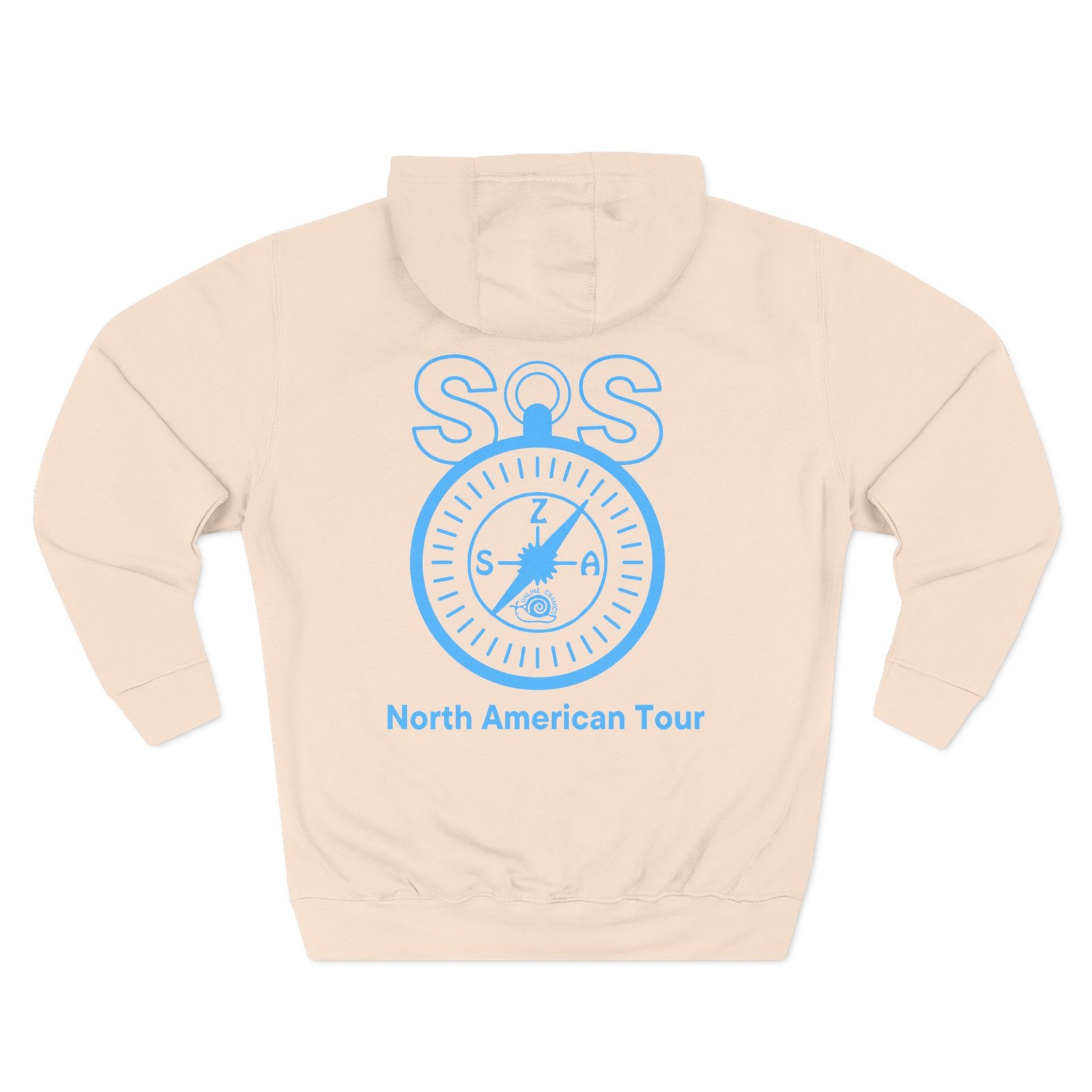 Sza Sos Open Arms Tour Three-Panel Fleece Hoodie