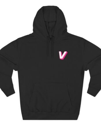Vshojo Three-Panel Fleece Hoodie