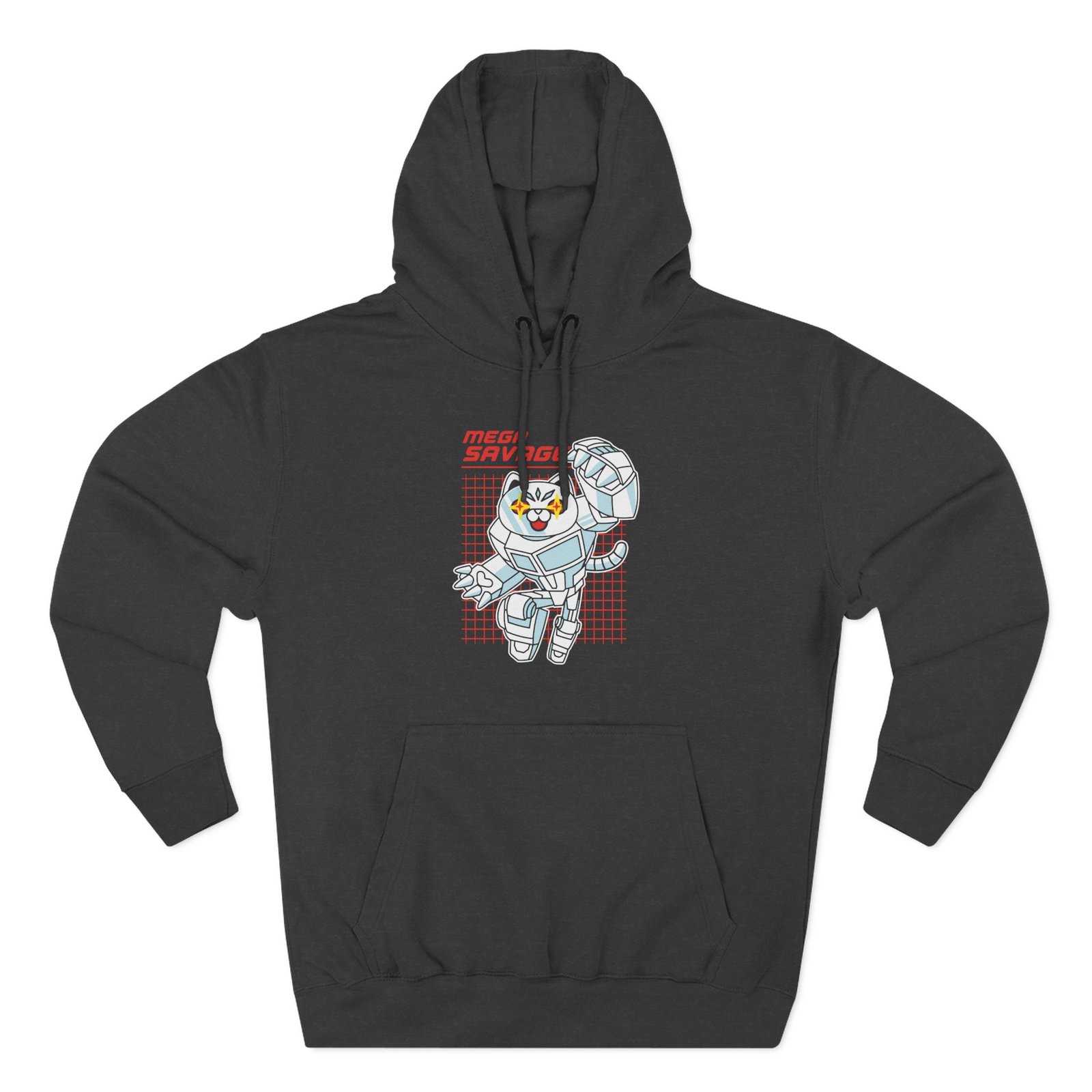Popularmmos Mega Savage Three-Panel Fleece Hoodie