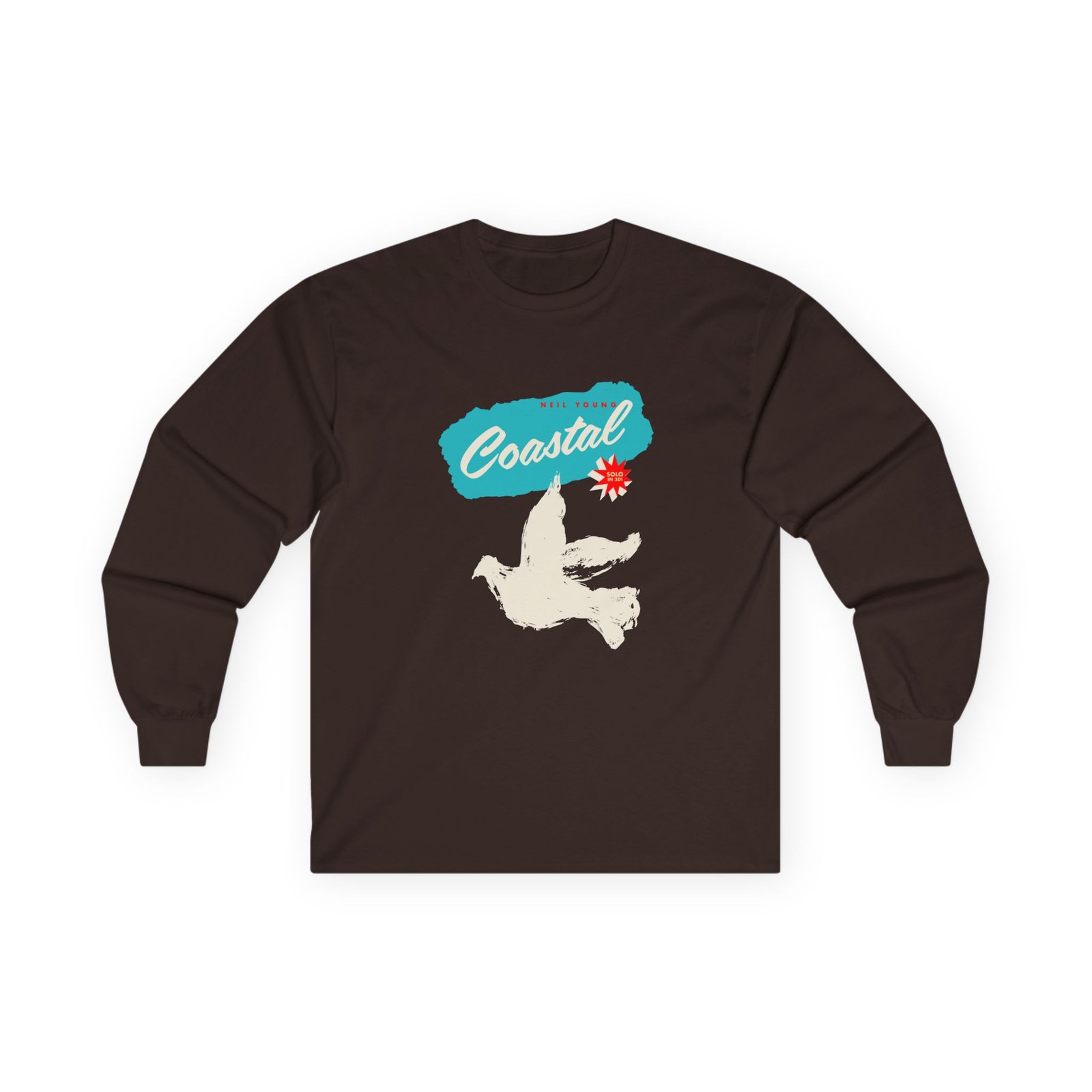 Neil Young Coastal Peace Dove Unisex Ultra Cotton Long Sleeve Tee