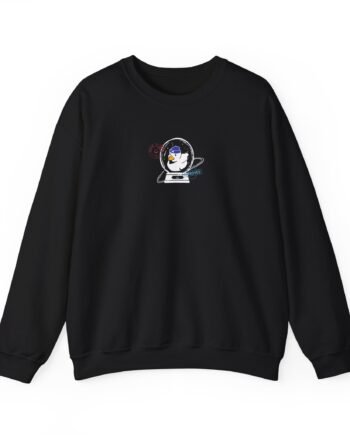 Quackity World Globe Unisex Heavy Blend™ Crewneck Sweatshirt