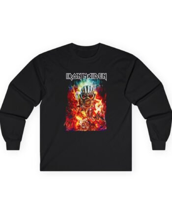 Iron Maiden The Book Of Souls 10 Year Anniversary Unisex Ultra Cotton Long Sleeve Tee