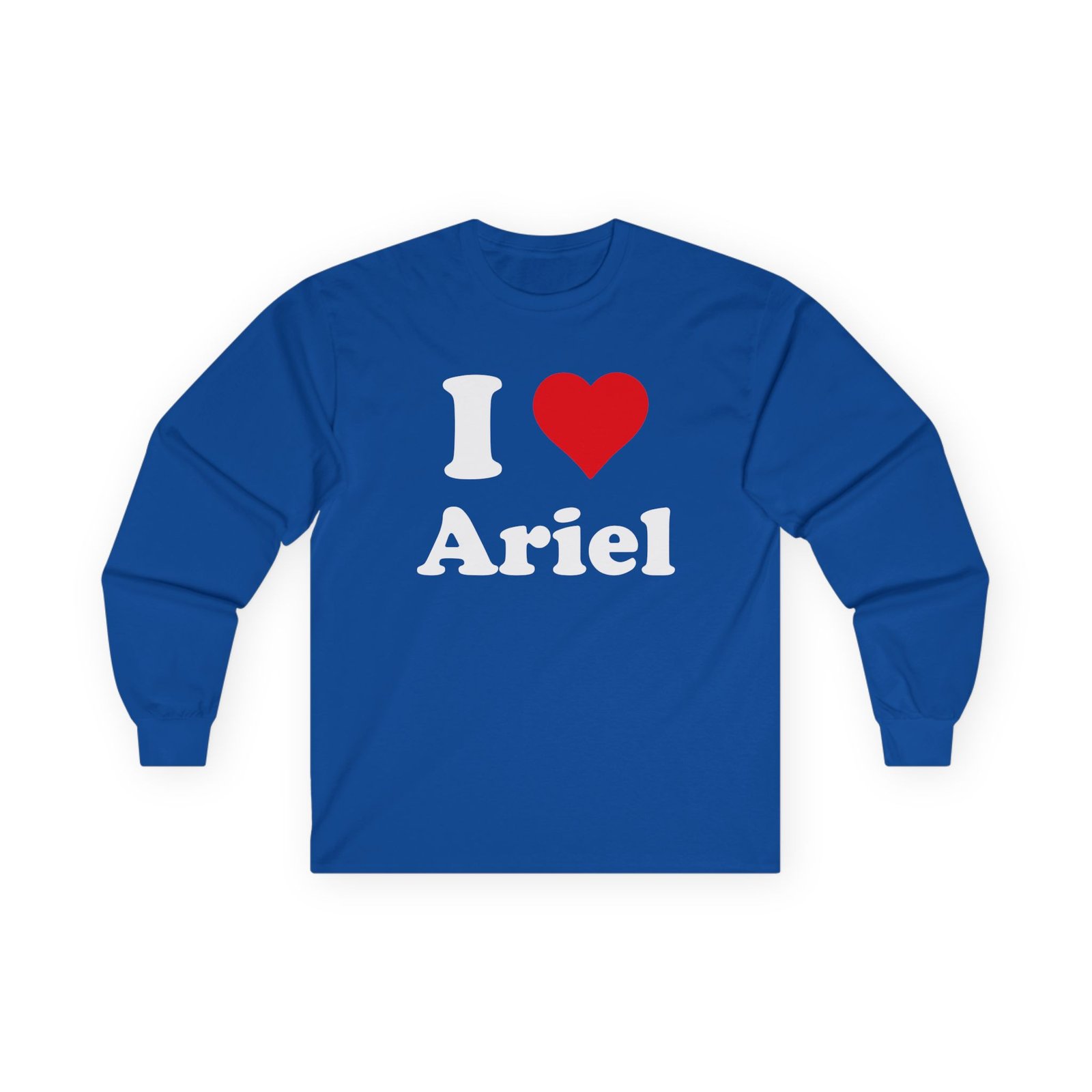 Baby Ariel I Love Ariel Unisex Ultra Cotton Long Sleeve Tee