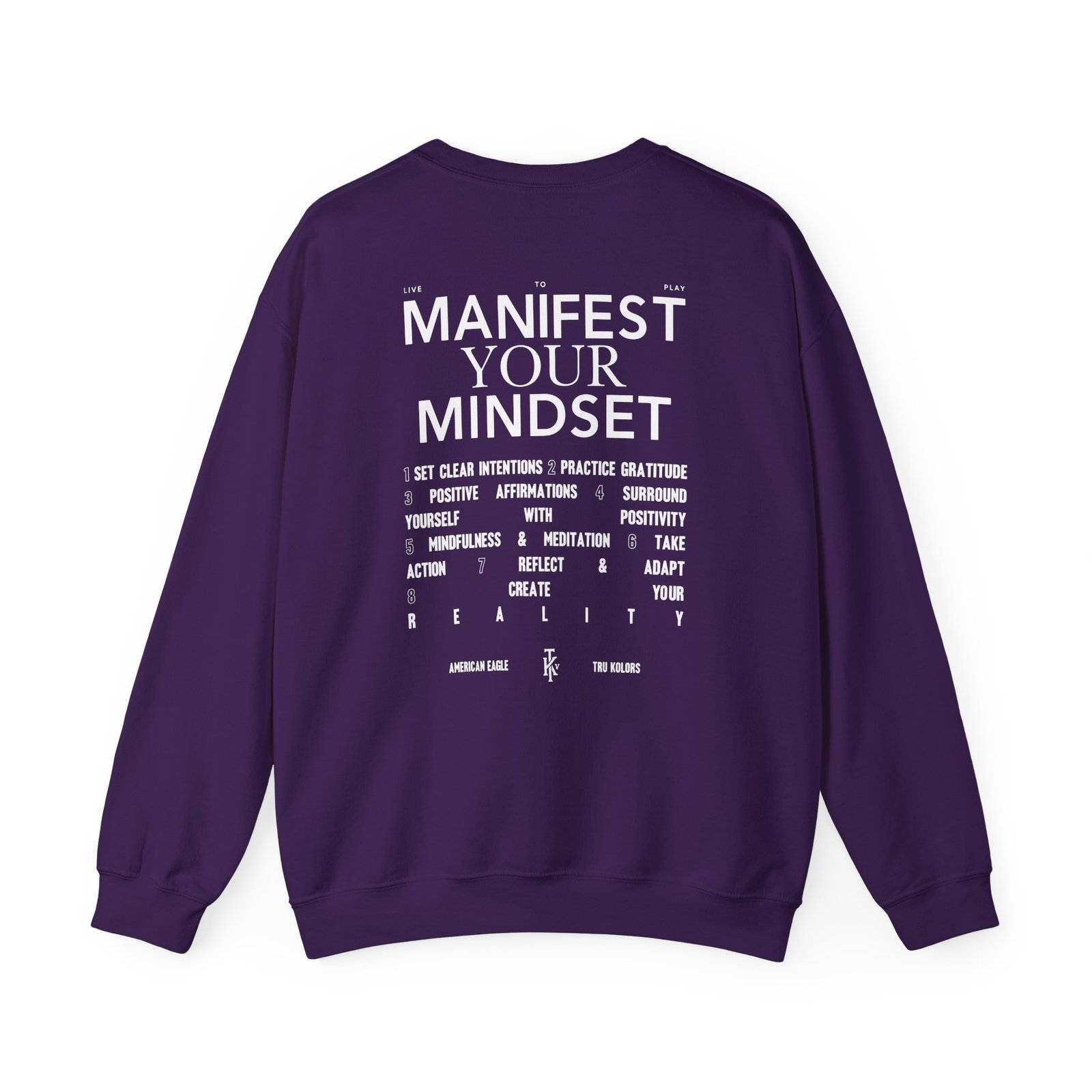 Travis Kelce Manifest Your Mindset Unisex Heavy Blend™ Crewneck Sweatshirt