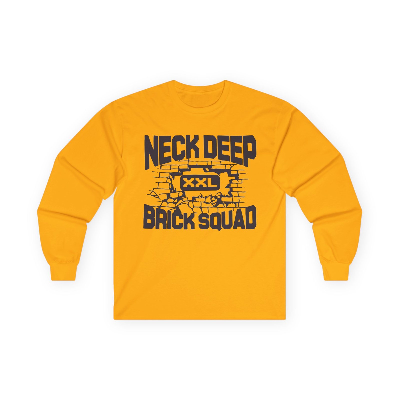 Neck Deep Brick Squad Unisex Ultra Cotton Long Sleeve Tee