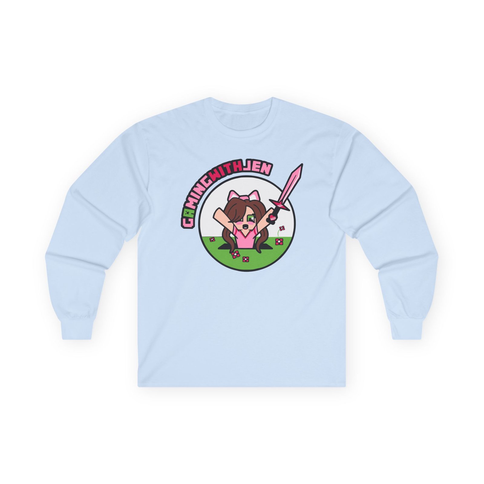 Popularmmos Gaming With Jen Unisex Ultra Cotton Long Sleeve Tee