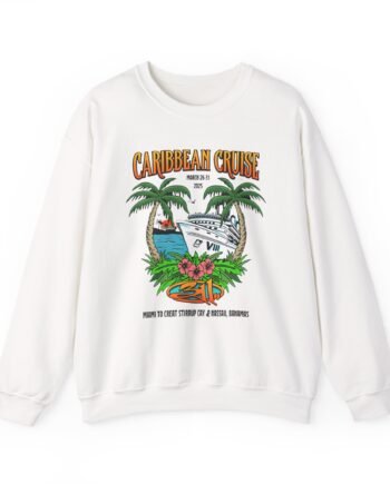 113 Caribbean Cruise 2025 Boat Unisex Heavy Blend™ Crewneck Sweatshirt