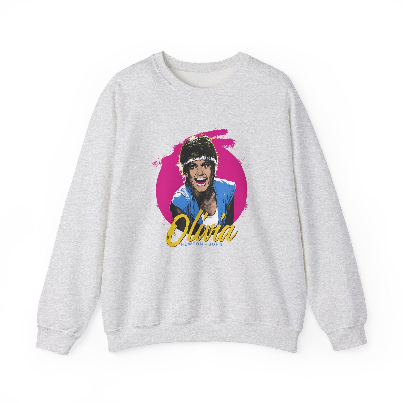 Olivia Newton John Retro Physical Muscle Unisex Heavy Blend™ Crewneck Sweatshirt