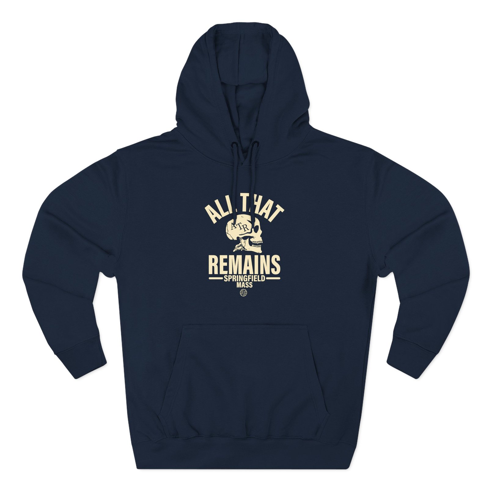All That Remains Springfield Skull Three-Panel Fleece Hoodie