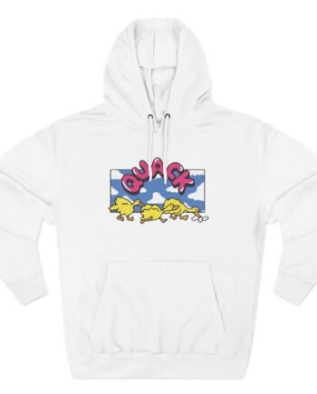 Quackity Three-Panel Fleece Hoodie