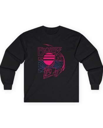 Quackity Plandy Dusk Neon Time Travel Unisex Ultra Cotton Long Sleeve Tee