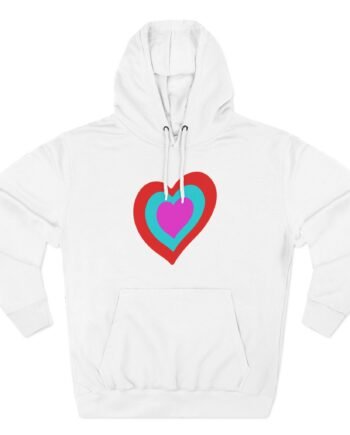 Eurovision Heart Three-Panel Fleece Hoodie