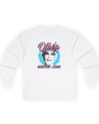 Olivia Newton John Pastel Paint Unisex Ultra Cotton Long Sleeve Tee