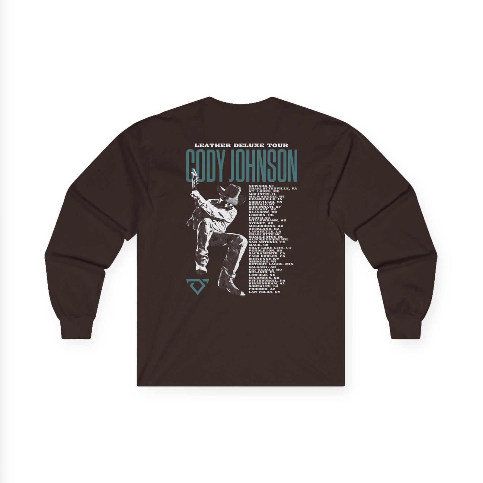 Cody Johnson Leather Deluxe Photo Tour Unisex Ultra Cotton Long Sleeve Tee