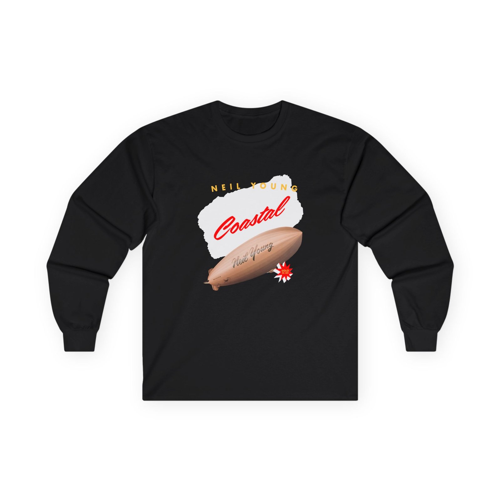 Neil Young Vintage Blimp Unisex Ultra Cotton Long Sleeve Tee