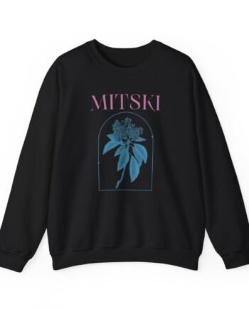 Mitski Mountain Laurel Raglan Unisex Heavy Blend™ Crewneck Sweatshirt