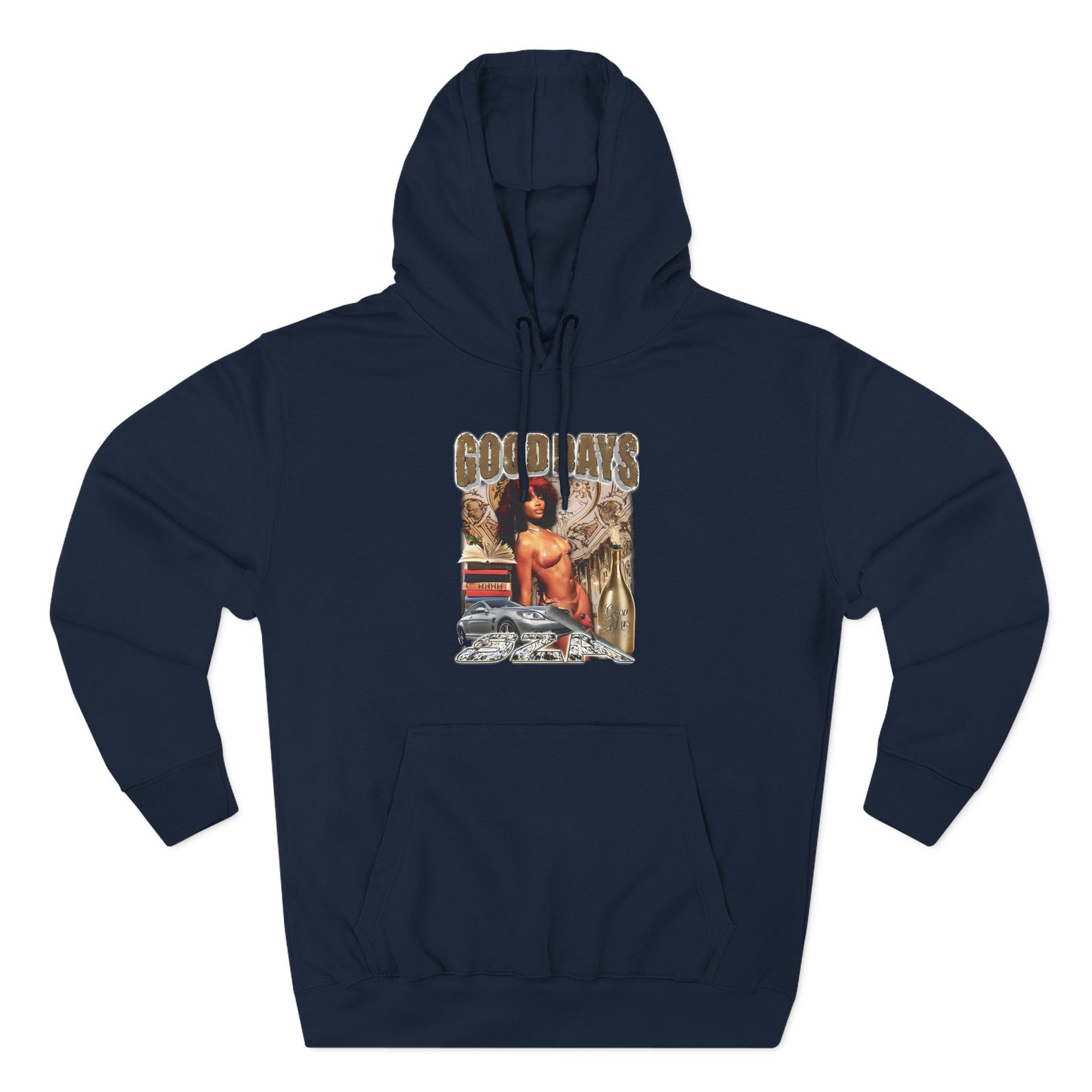 Sza Sos Good Days Three-Panel Fleece Hoodie