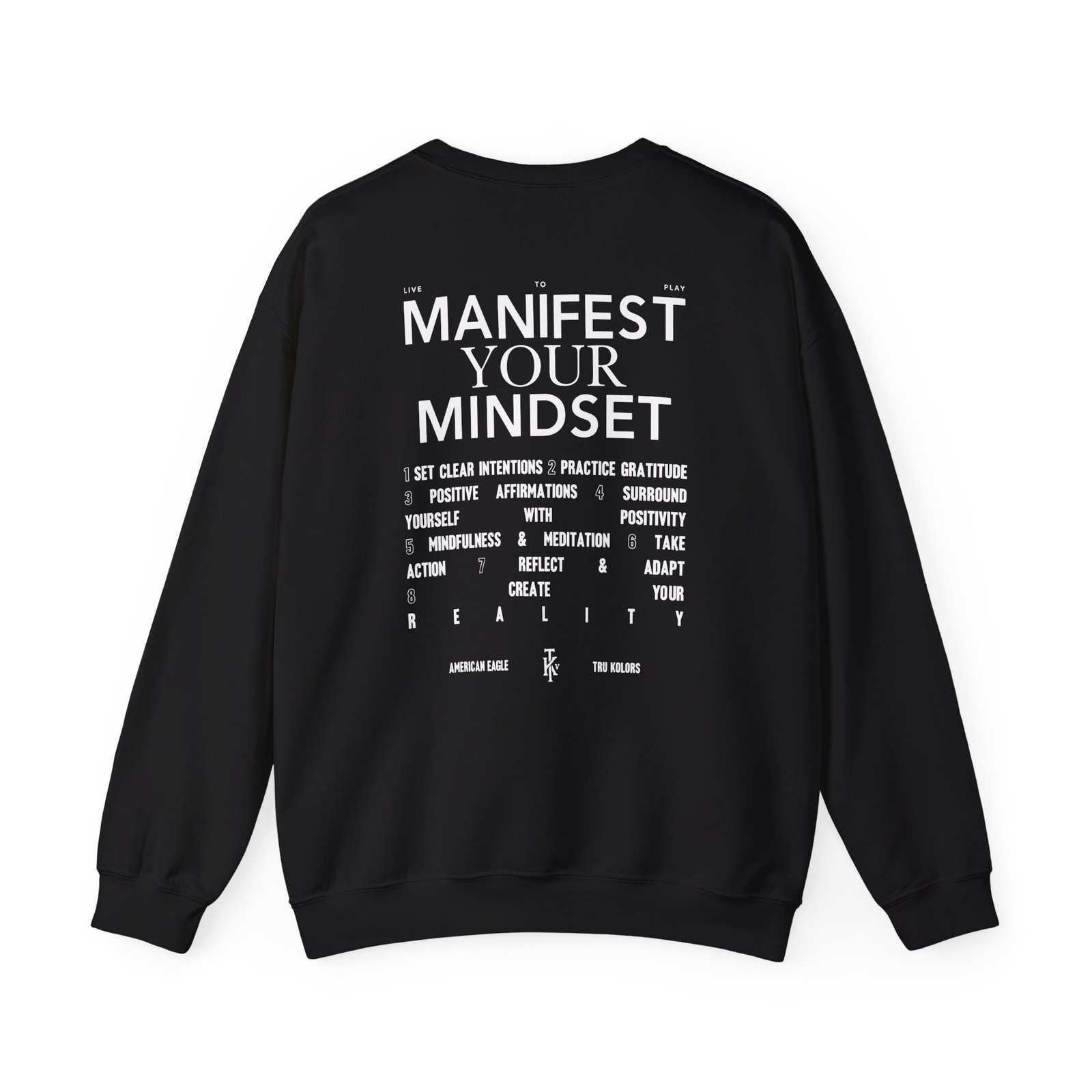 Travis Kelce Manifest Your Mindset Unisex Heavy Blend™ Crewneck Sweatshirt