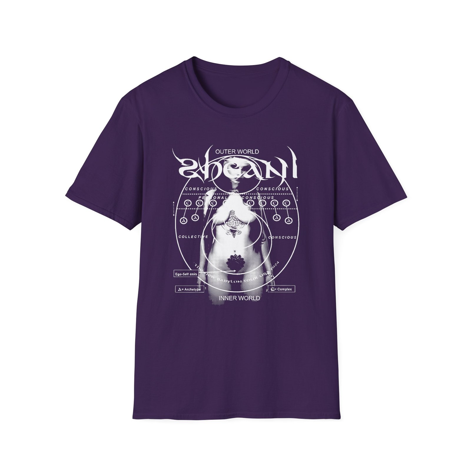 Zheani Body Tour Dates Unisex Softstyle T-Shirt