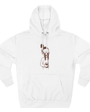 Emma Chamberlain Coffee Three-Panel Fleece Hoodie
