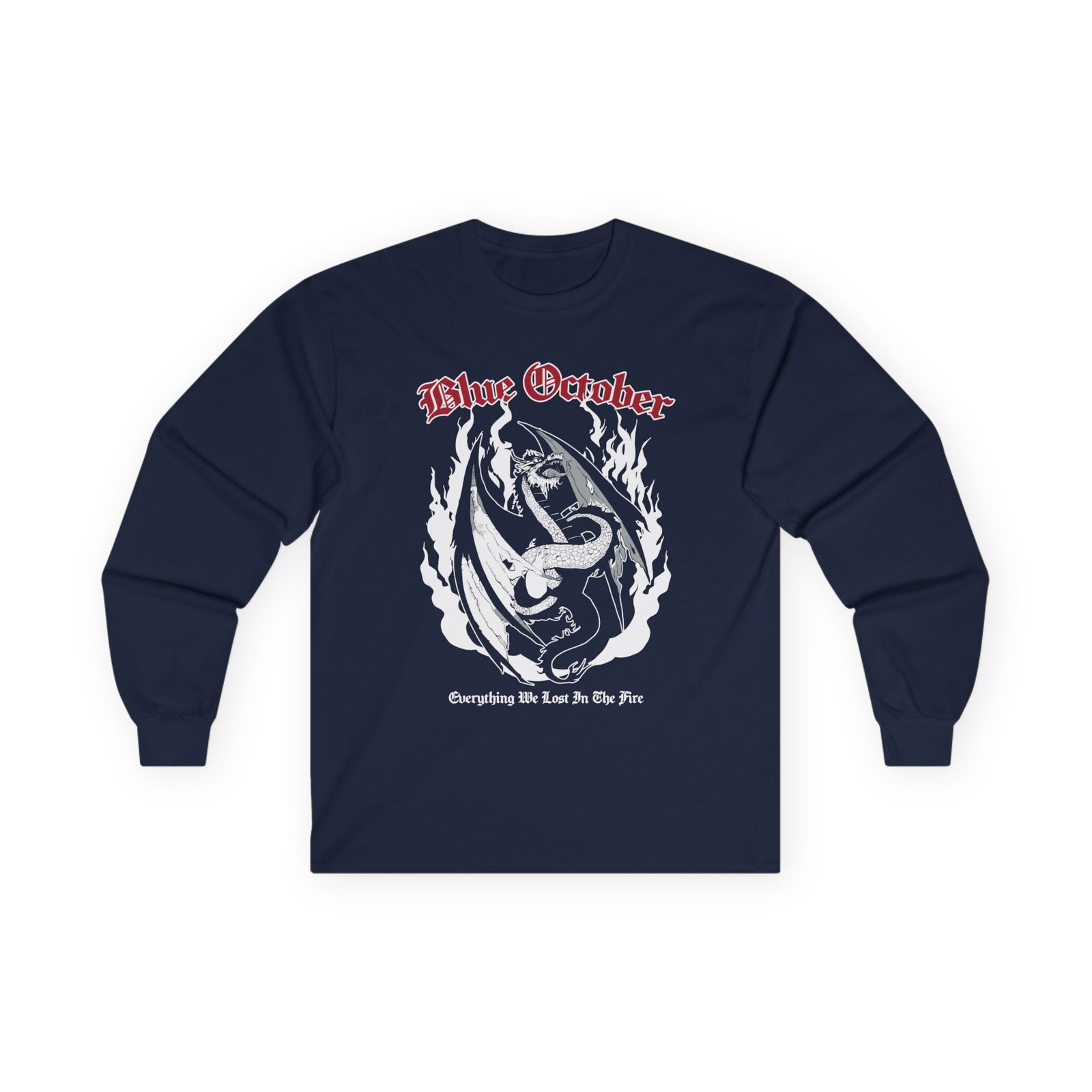 Blue October Ewlitf Dragon Unisex Ultra Cotton Long Sleeve Tee