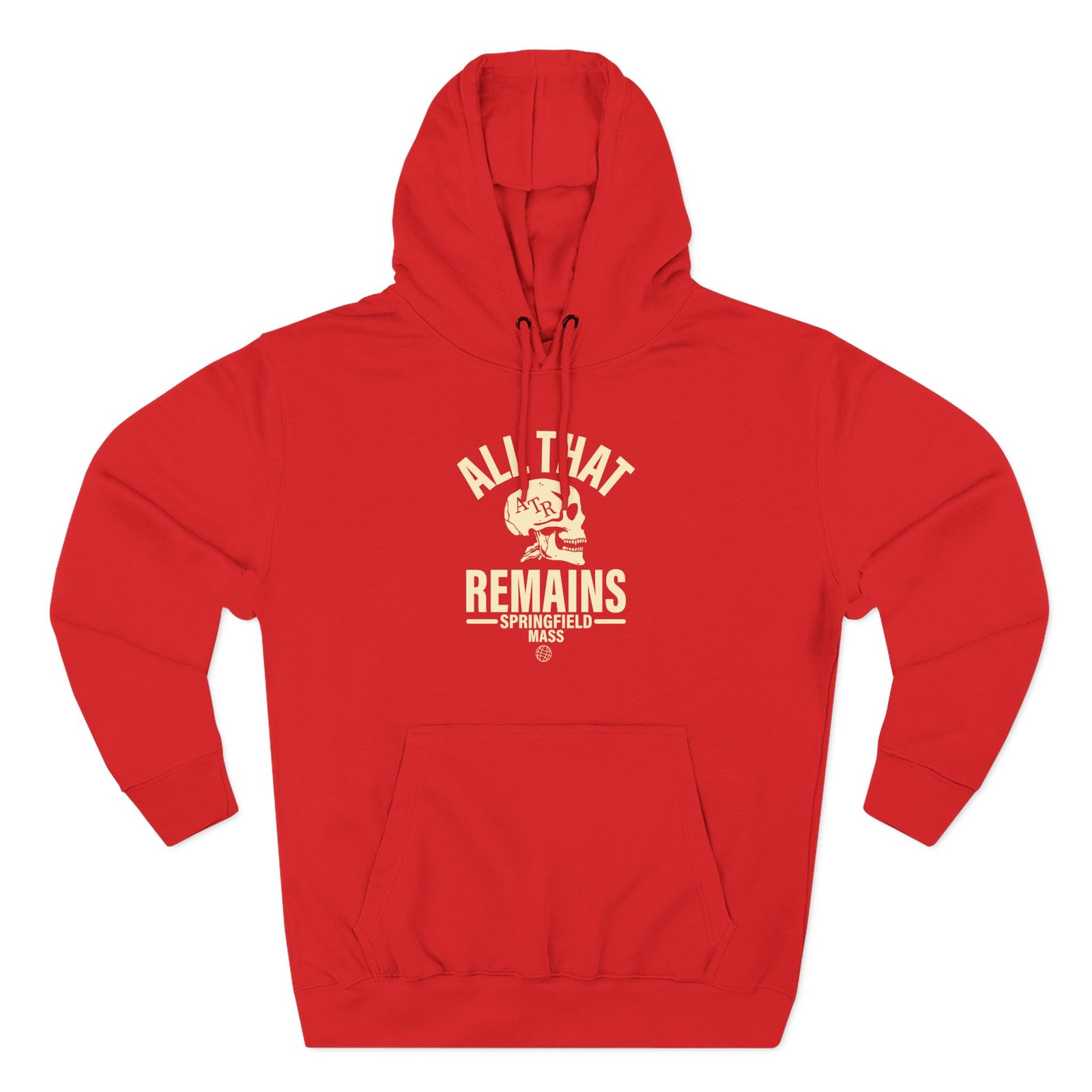 All That Remains Springfield Skull Three-Panel Fleece Hoodie