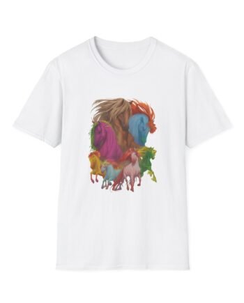 Dropout Dimension 20 The Seven Magic Horse Unisex Softstyle T-Shirt