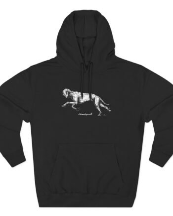 Hunt Show Down Greyhound Trait Three-Panel Fleece Hoodie