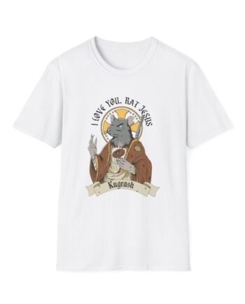 Dropout  Rat Jesus Unisex Softstyle T-Shirt