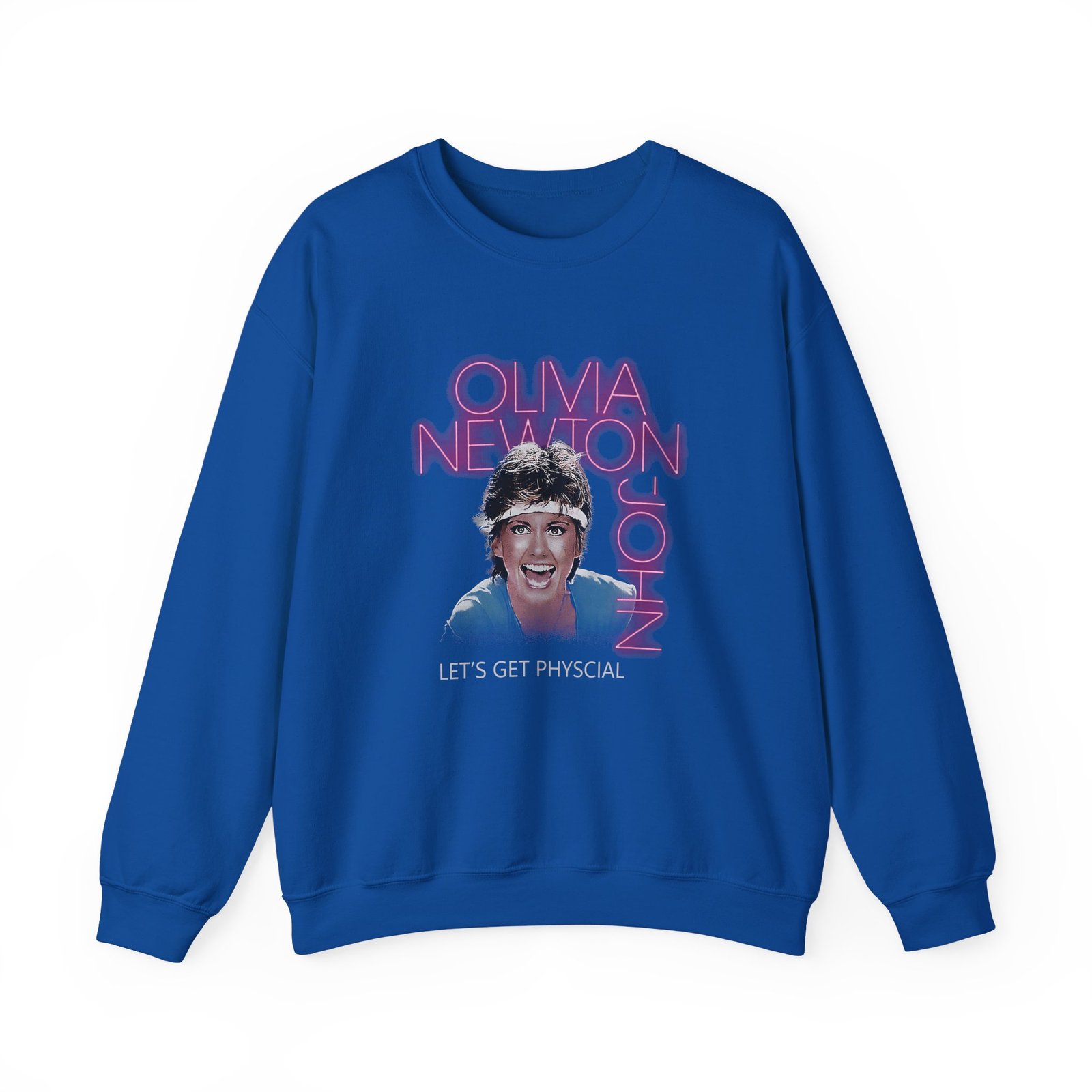 Olivia Newton John Neon Nights Unisex Heavy Blend™ Crewneck Sweatshirt