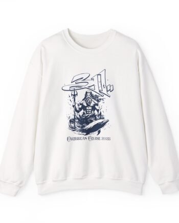 113 Caribbean Cruise 2025 Poseidon Unisex Heavy Blend™ Crewneck Sweatshirt