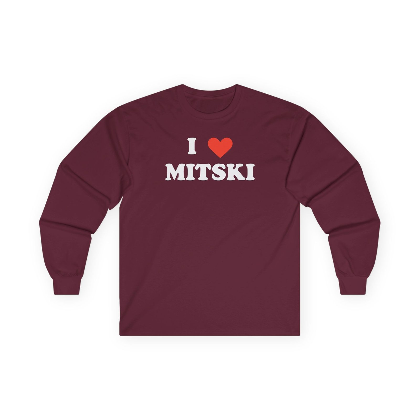 I Love Mitski Unisex Ultra Cotton Long Sleeve Tee