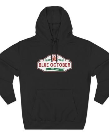 Blue October Est 1995 Three-Panel Fleece Hoodie