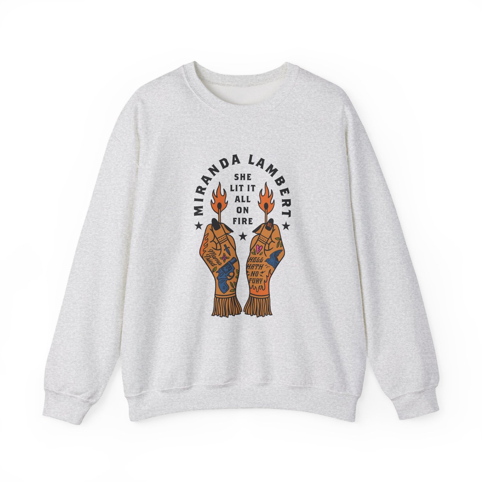 Miranda Lambert Hell Hath No Fury Unisex Heavy Blend™ Crewneck Sweatshirt