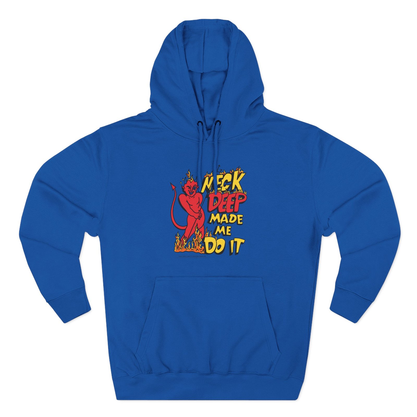 Neck Deep Made Me Do It Three-Panel Fleece Hoodie