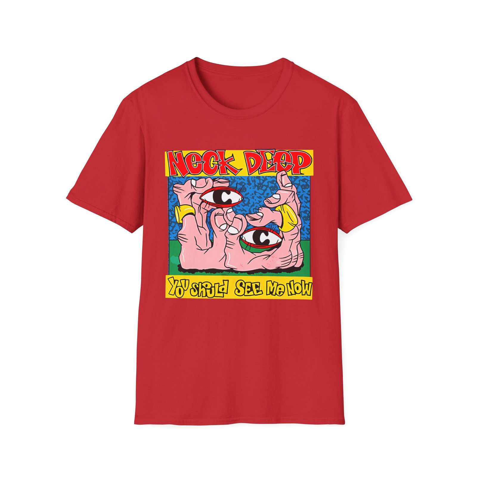 Neck Deep You Should See Me Now Artwork Unisex Softstyle T-Shirt