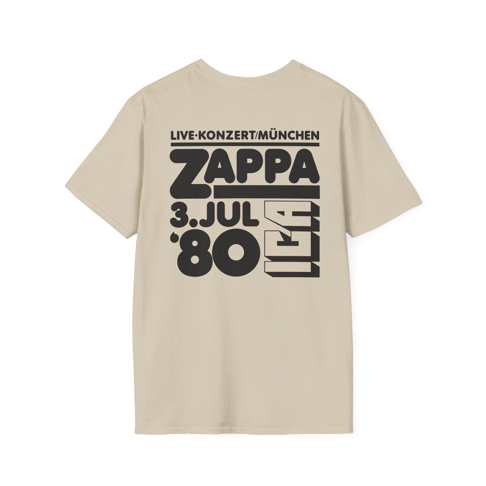Frank Zappa 80 Munich Unisex Softstyle T-Shirt