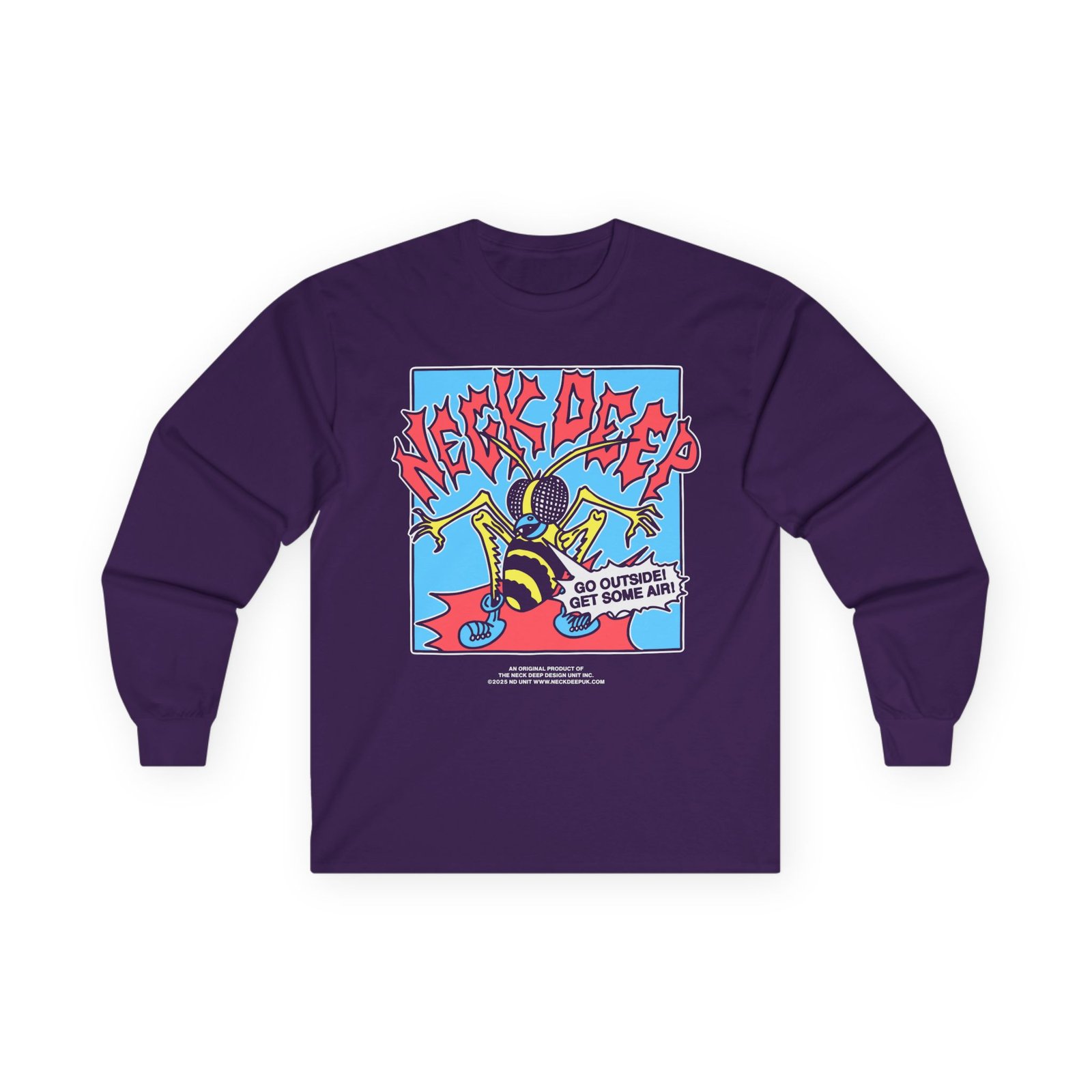 Neck Deep Go Outside Unisex Ultra Cotton Long Sleeve Tee