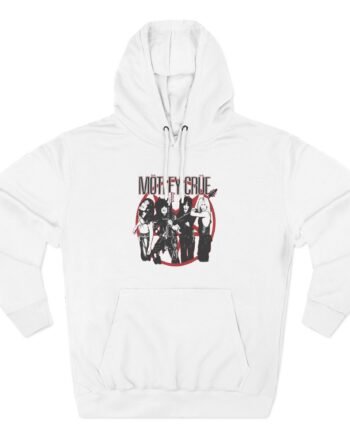 Motley Crue Group Photo Three-Panel Fleece Hoodie