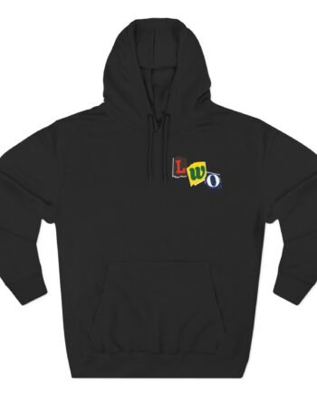 Cboystv Ransom Note Three-Panel Fleece Hoodie