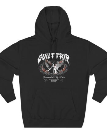 Guilt Trip Surrounded by Pain Three-Panel Fleece Hoodie