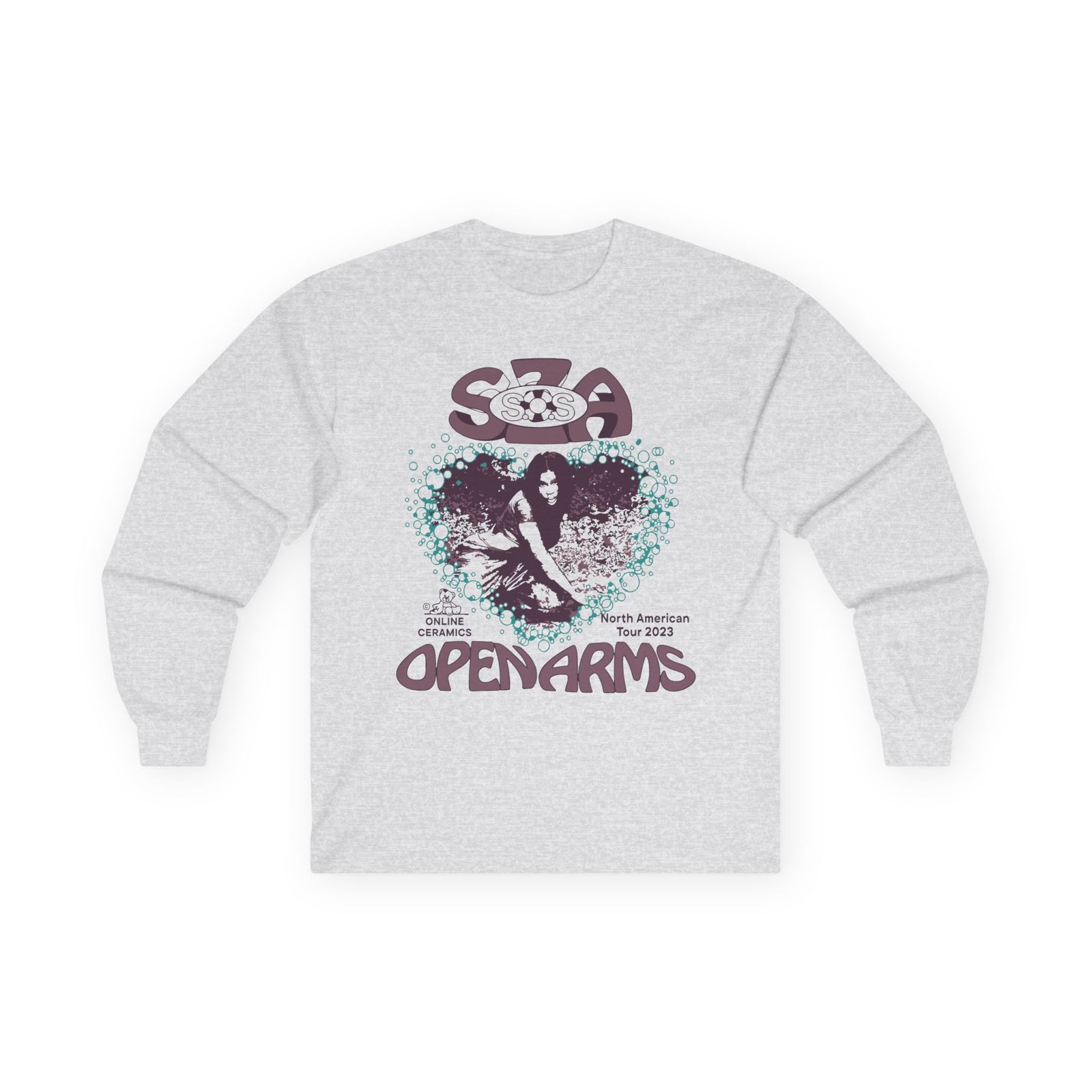 Sza Sos Open Arms Tour Unisex Ultra Cotton Long Sleeve Tee