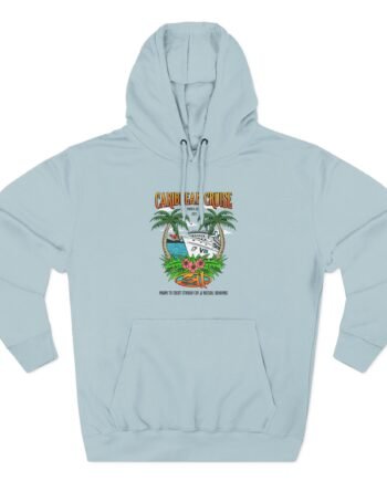 113 Caribbean Cruise 2025 Boat Three-Panel Fleece Hoodie