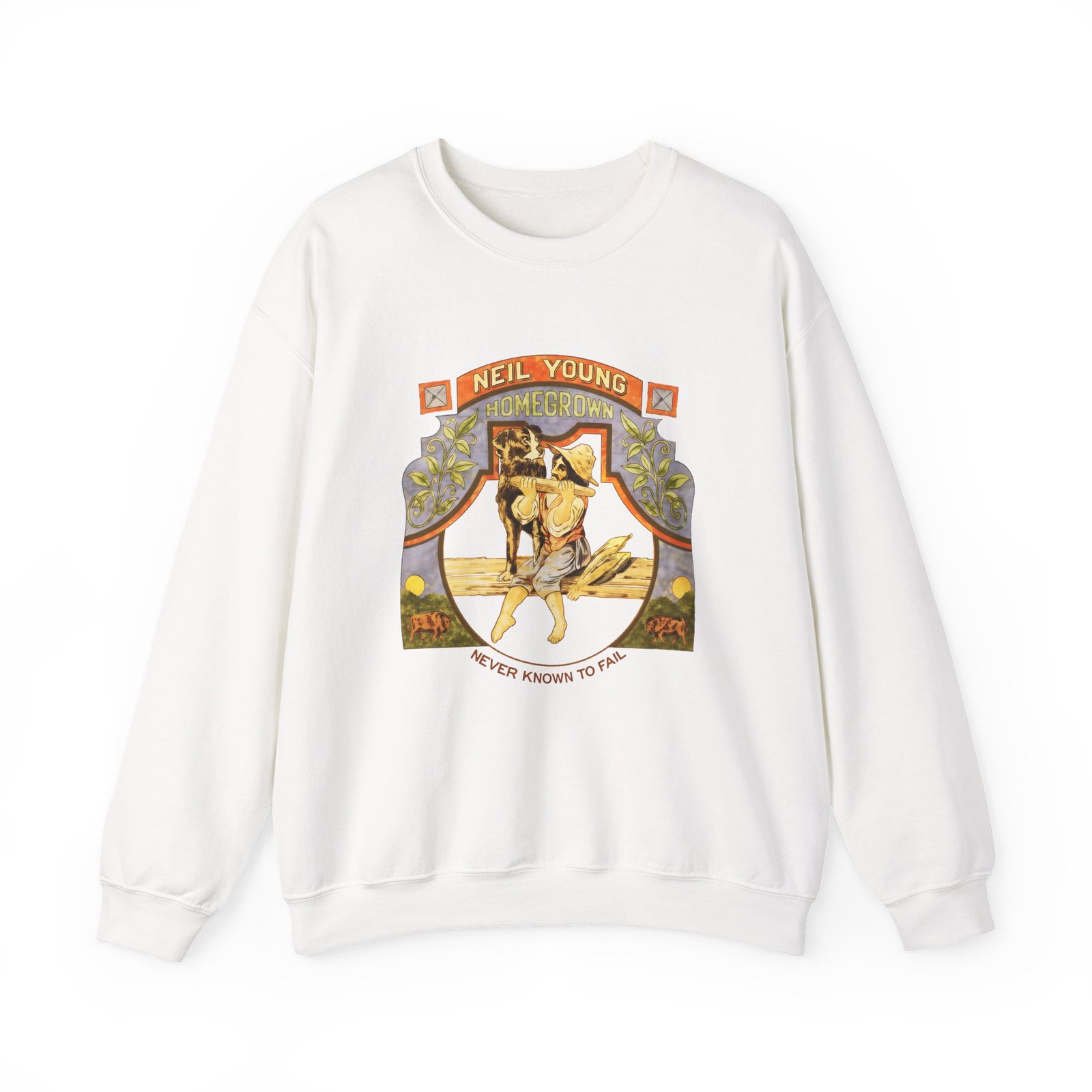 Neil Young Homegrown Unisex Heavy Blend™ Crewneck Sweatshirt