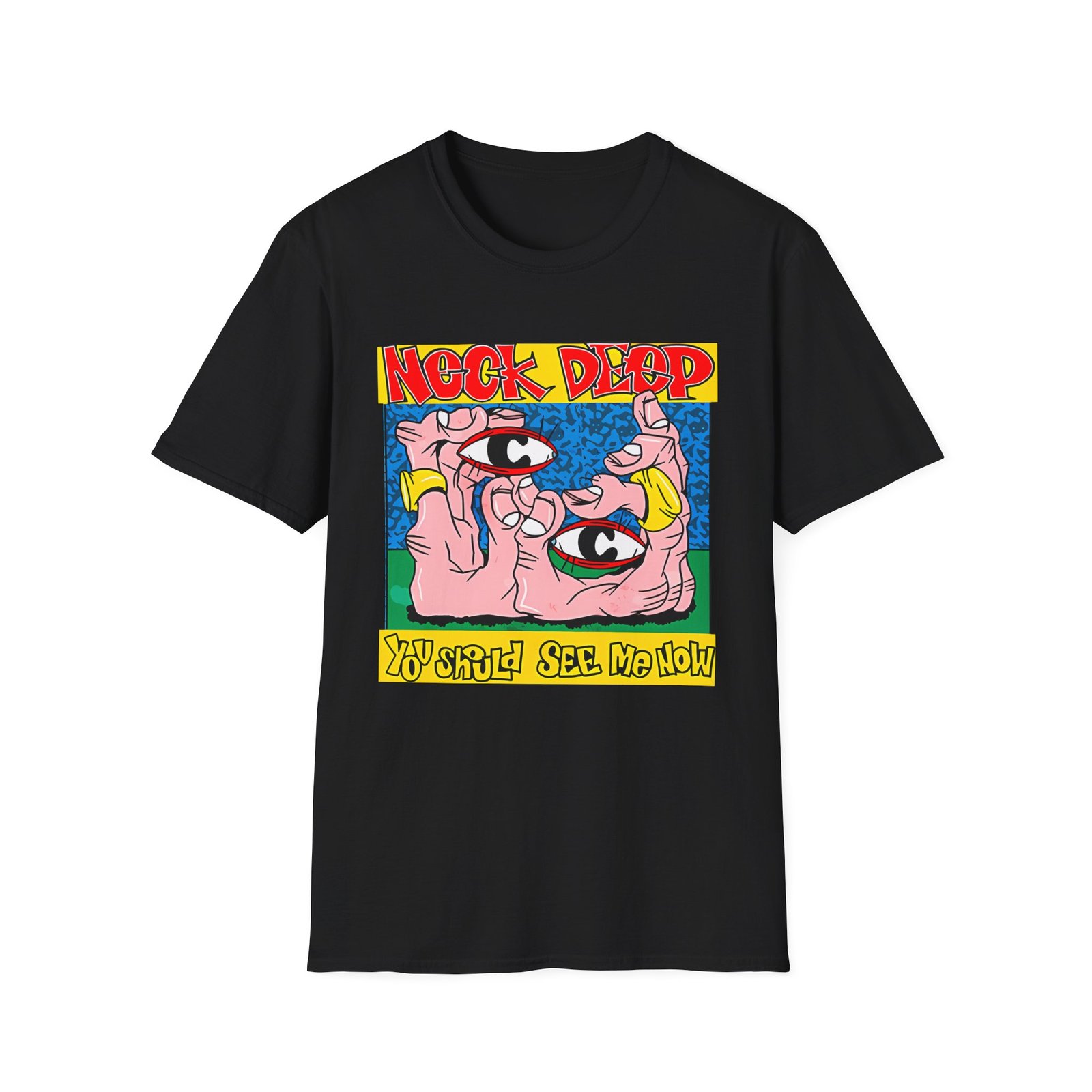 Neck Deep You Should See Me Now Artwork Unisex Softstyle T-Shirt
