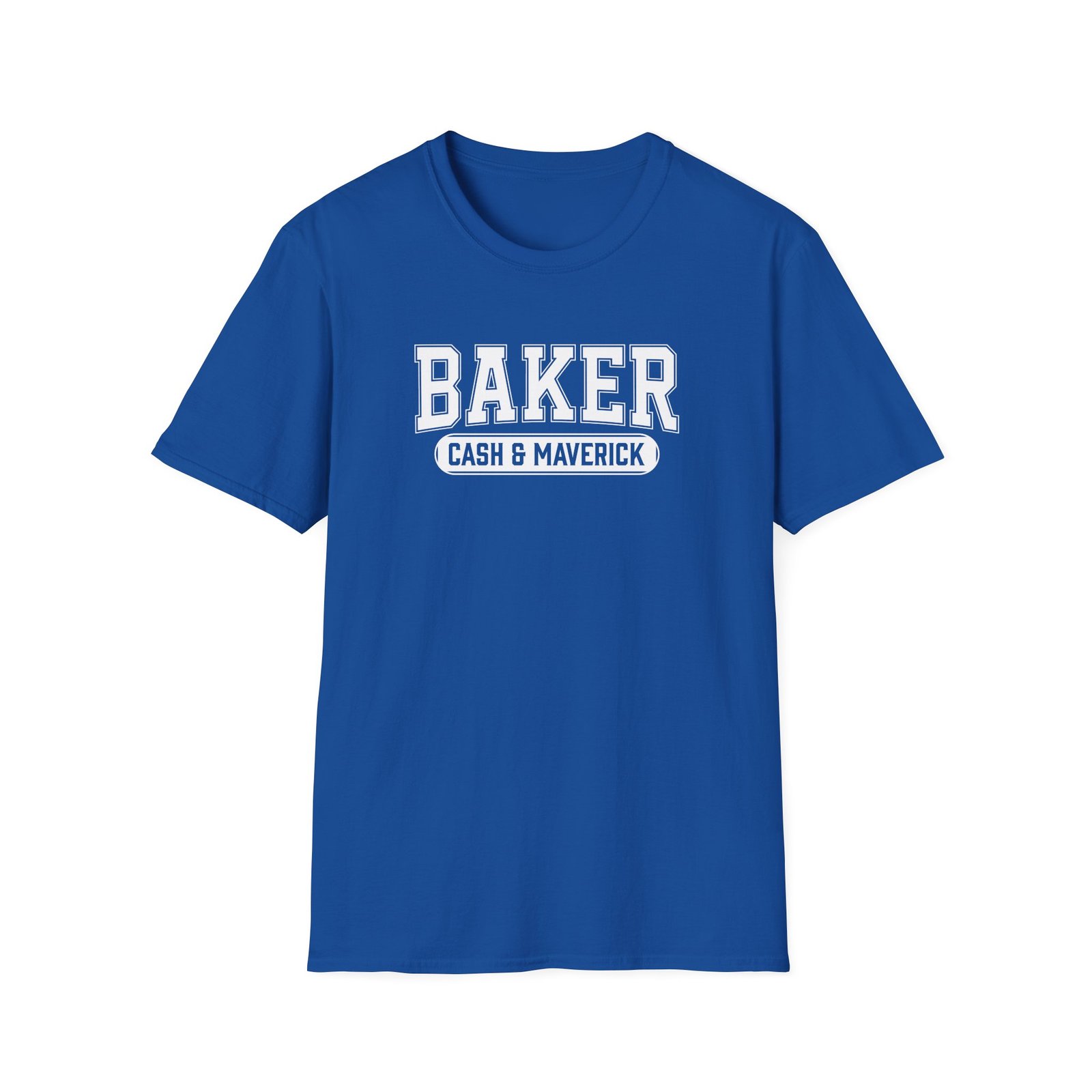 Cash and Maverick Baker Unisex Softstyle T-Shirt