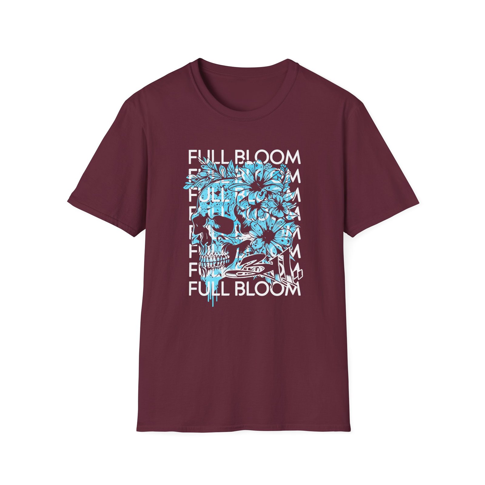 113 Full Bloom Repeat Unisex Softstyle T-Shirt