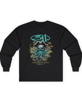 113 Caribbean Cruise 2025 Octopus Pirate Unisex Ultra Cotton Long Sleeve Tee