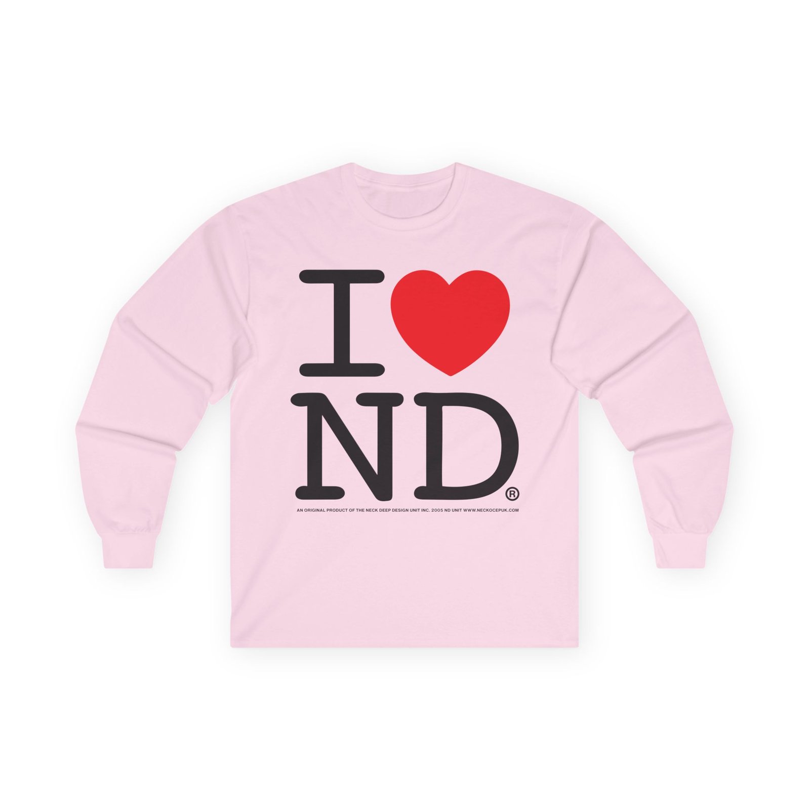 Neck Deep I <3 ND Unisex Ultra Cotton Long Sleeve Tee